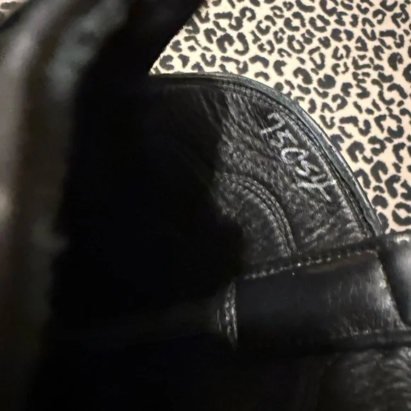 Burns 1876 Goat Leather 13” Mad Dog Winn Stitching Cowboy Boot 7.5 C - Like New! - Picture 6 of 12